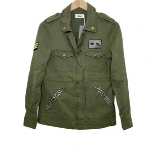 Reiko Green Utility Jacket Size XS FLAW